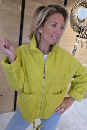 Veste matelassée Savia - Vert citron