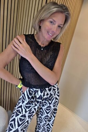 Blouse Lurex - Noir