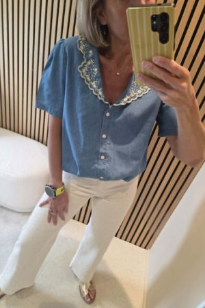 Chemisier Aurore - Effet jeans