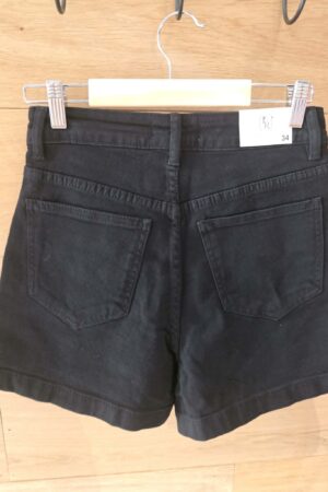 Short en jeans - Noir