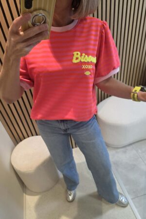 T-Sweat Bisous - Orange/Fuchsia