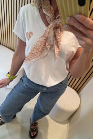 T-shirt Coeur & Petit foulard