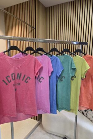 T-shirt Iconic Club - Rose