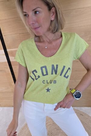 T-shirt Iconic Club - Vert clair