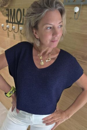 Blouse Altya - Bleu marine