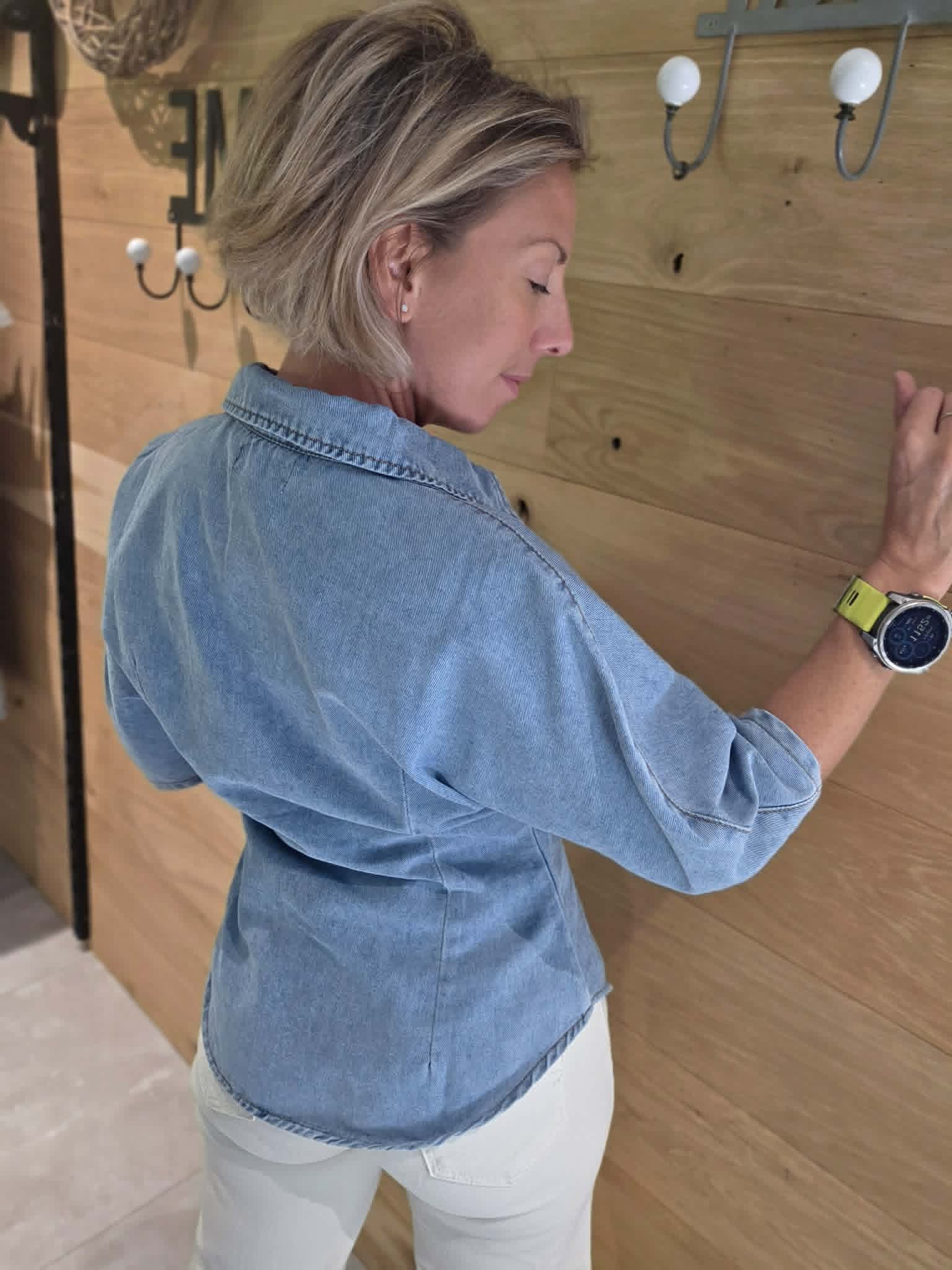 Chemise en jean Jennah – Image 3