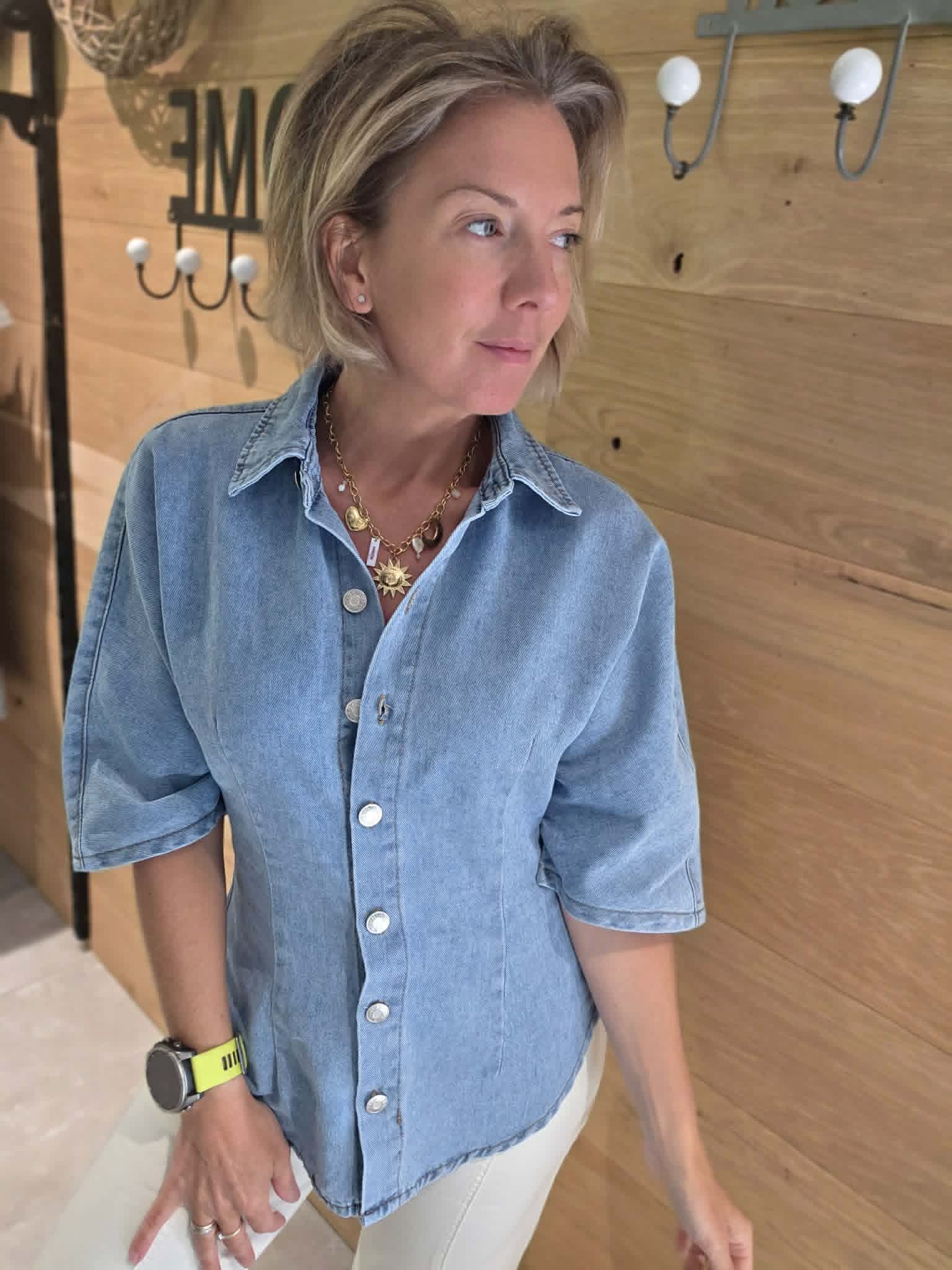 Chemise en jean Jennah – Image 6