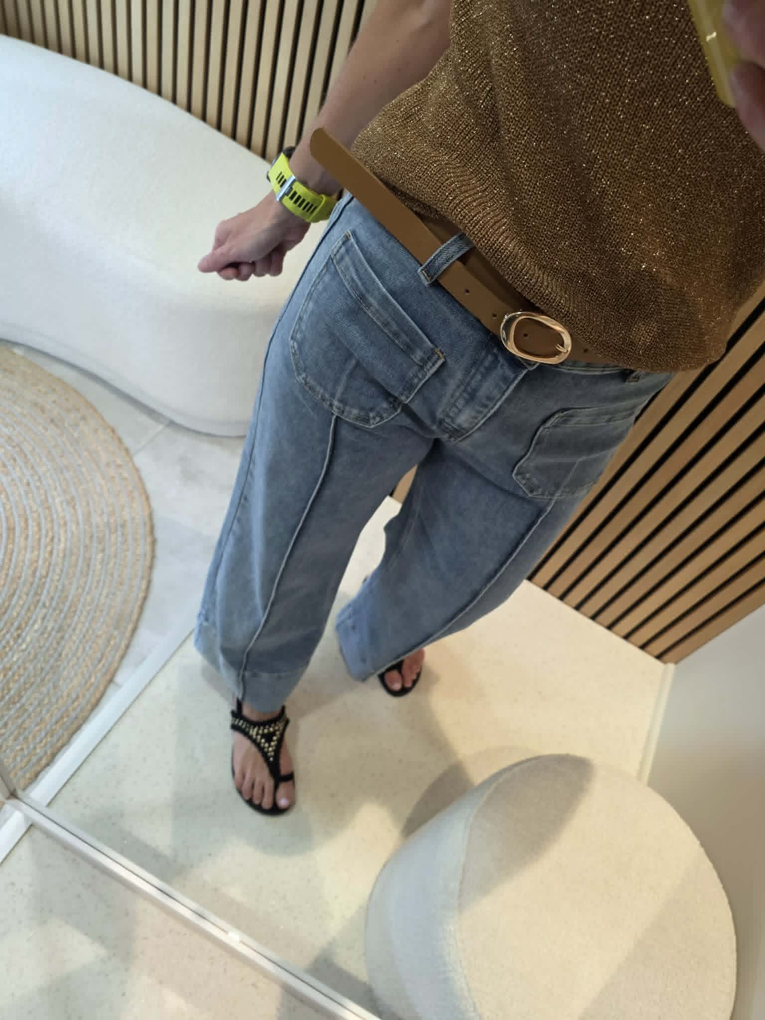 Jeans Charlie avec ceinture – Image 2
