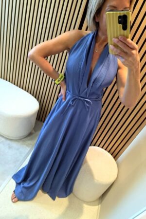 Robe Mina - Bleu jeans