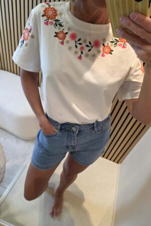 T-shirt Brett - Blanc