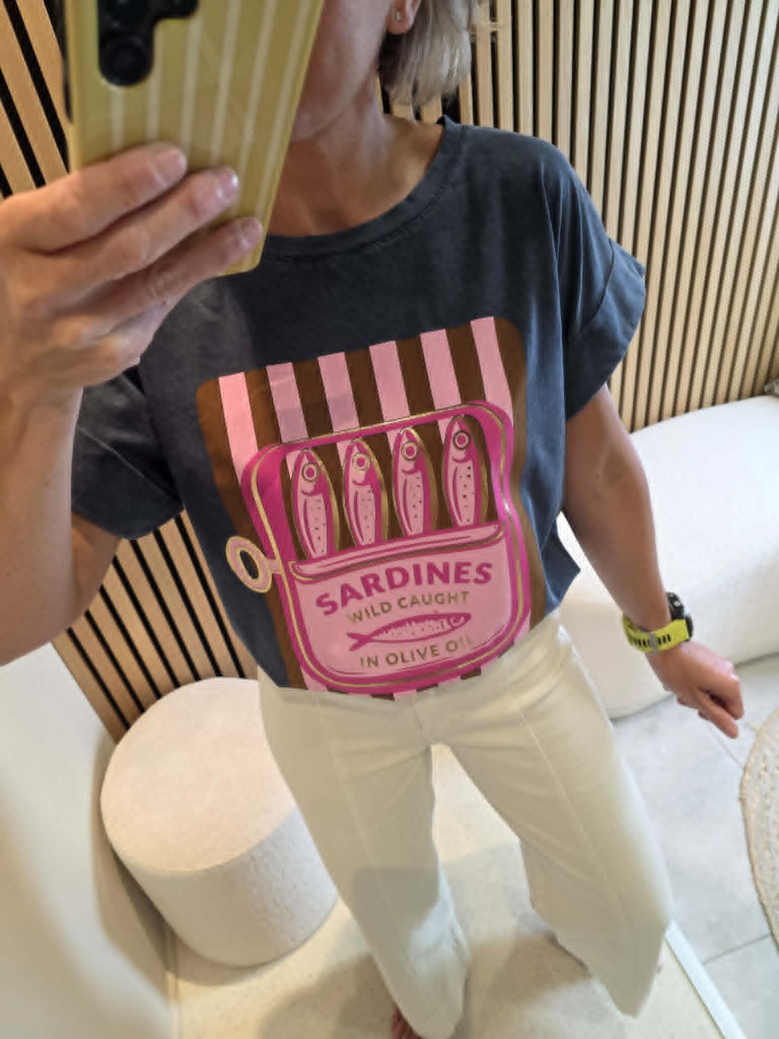 T-shirt Sardines - Anthracite
