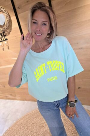 T-Sweat Saint-Tropez - Vert d'eau