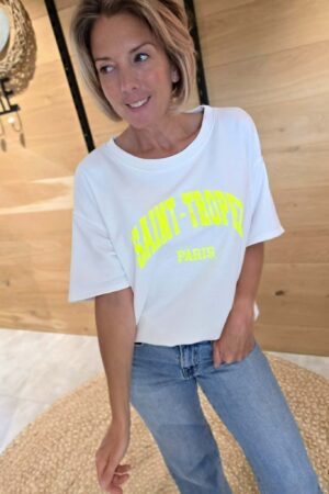 T-Sweat Saint-Tropez - Blanc