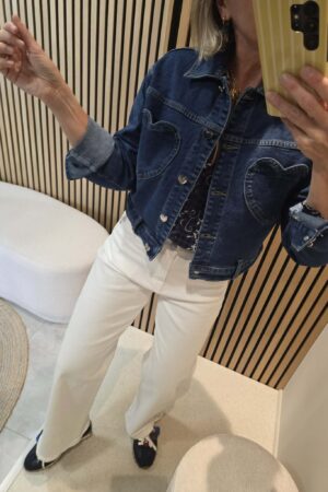 Pantalon coupe droite - Écru