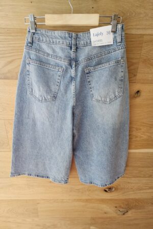 Bermuda long coupe droite - Jeans