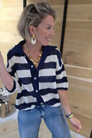 Gilet Carine - Bleu marine