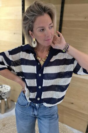 Gilet Carine - Bleu marine
