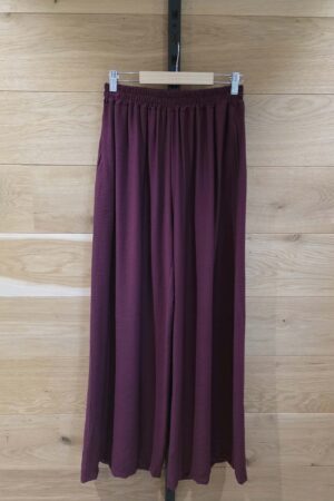 Pantalon fluide Ernestine - Bordeaux