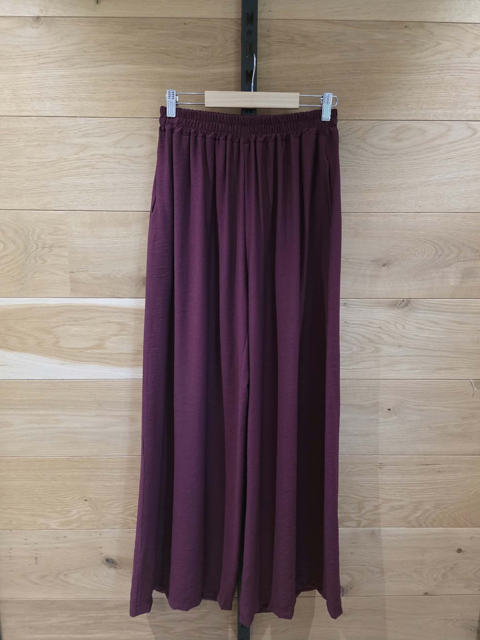 Pantalon fluide Ernestine - Bordeaux – Image 5