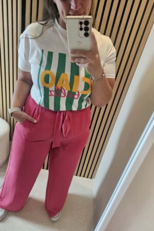 Pantalon fluide - Fuchsia