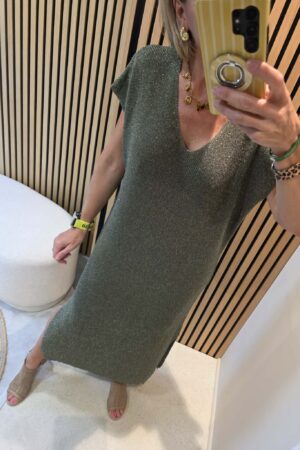 Robe Louna - Kaki doré