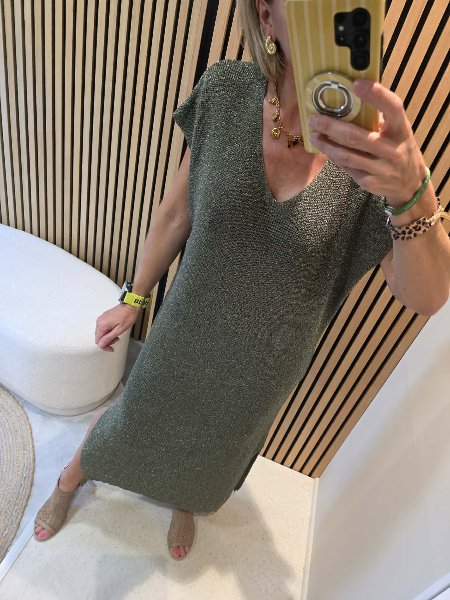 Robe Louna - Marron chaud – Image 4