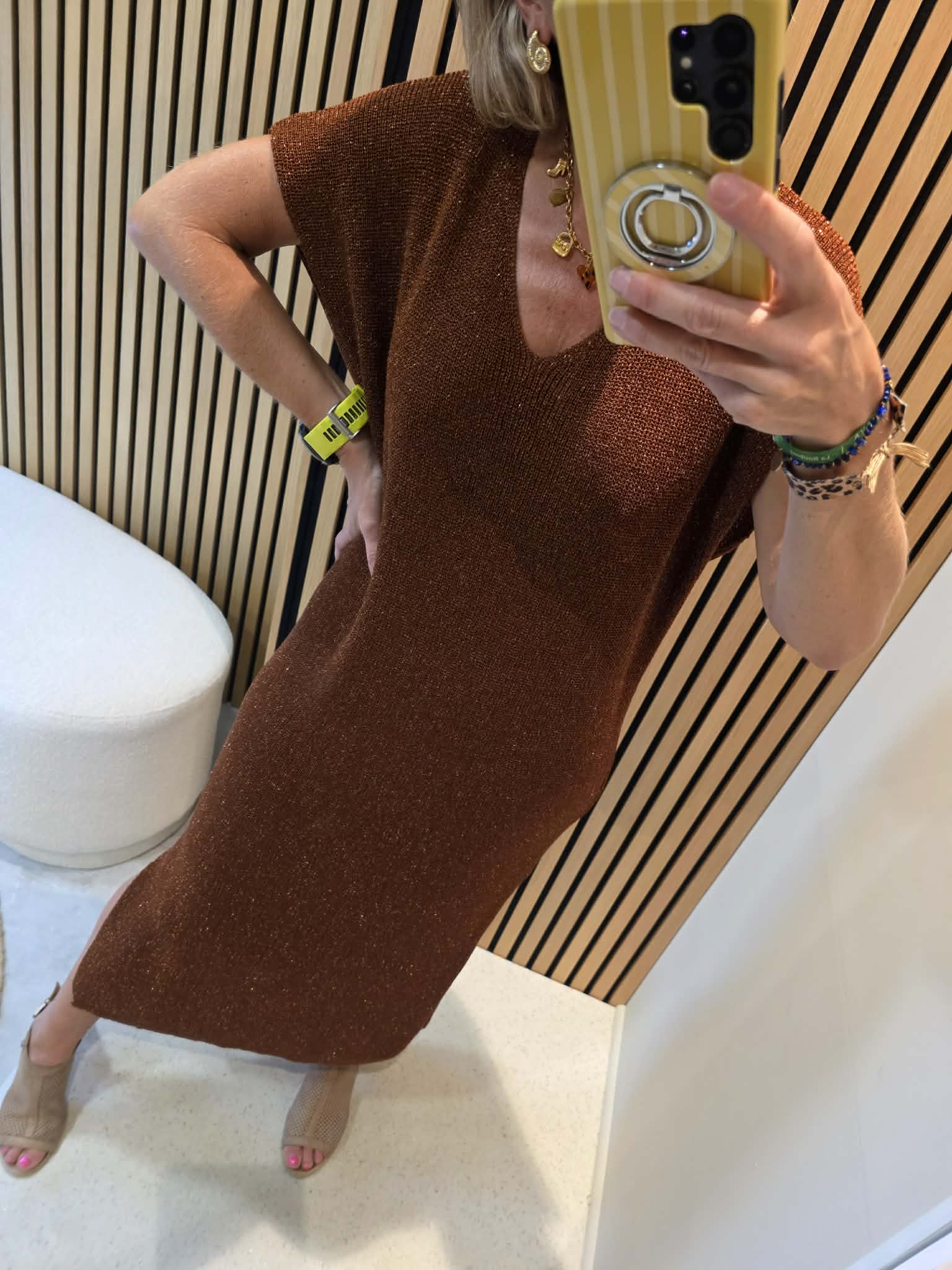 Robe Louna - Marron chaud