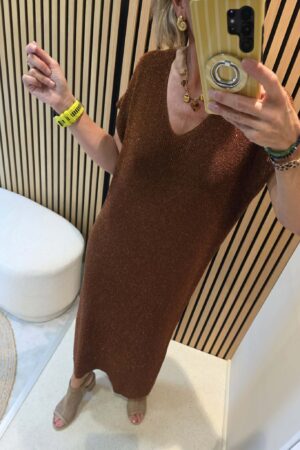 Robe Louna - Marron chaud