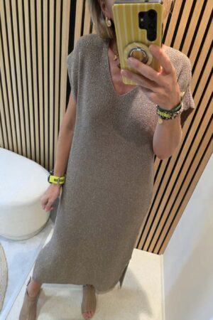 Robe Louna - Beige doré