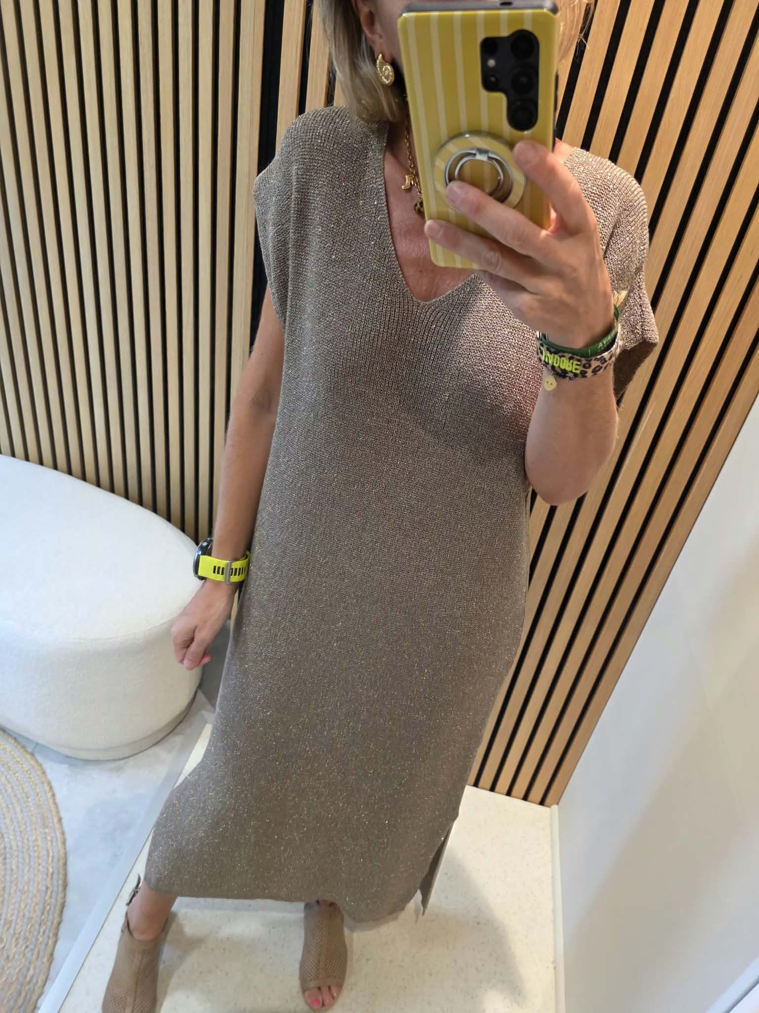 Robe Louna - Marron chaud – Image 5