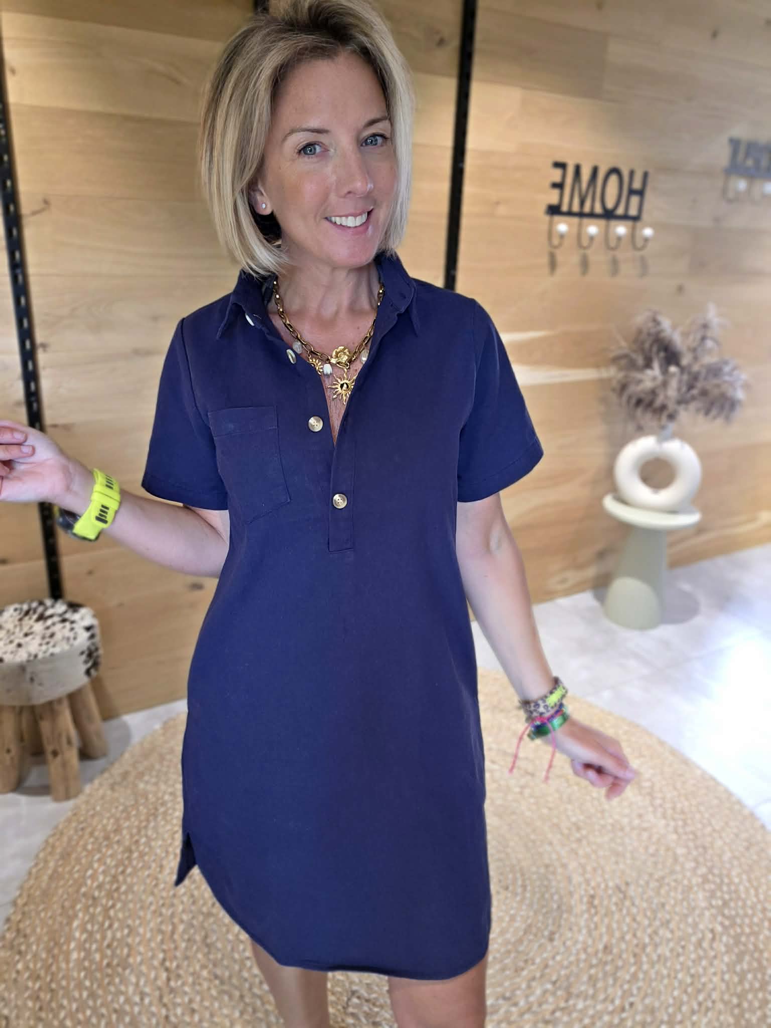 Robe Ludivine - Bleu marine