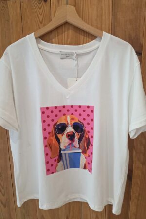 T-shirt Waf - Blanc