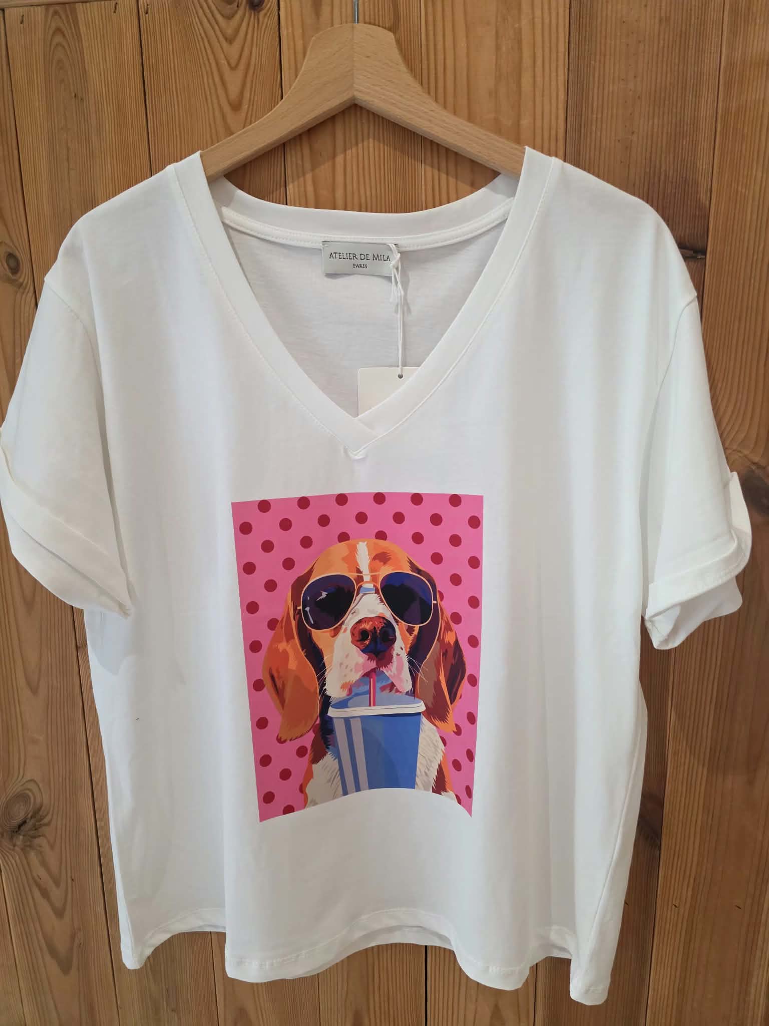T-shirt Waf - Blanc – Image 2