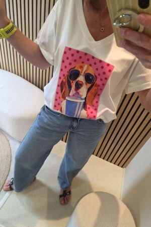 T-shirt Waf - Blanc