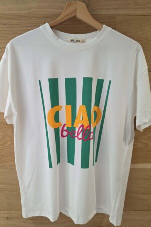 T-shirt Ciao Bella - Blanc