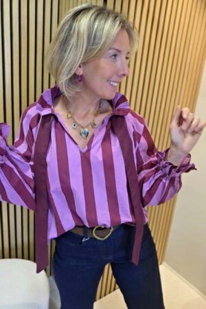 Blouse Hélyne - Prune