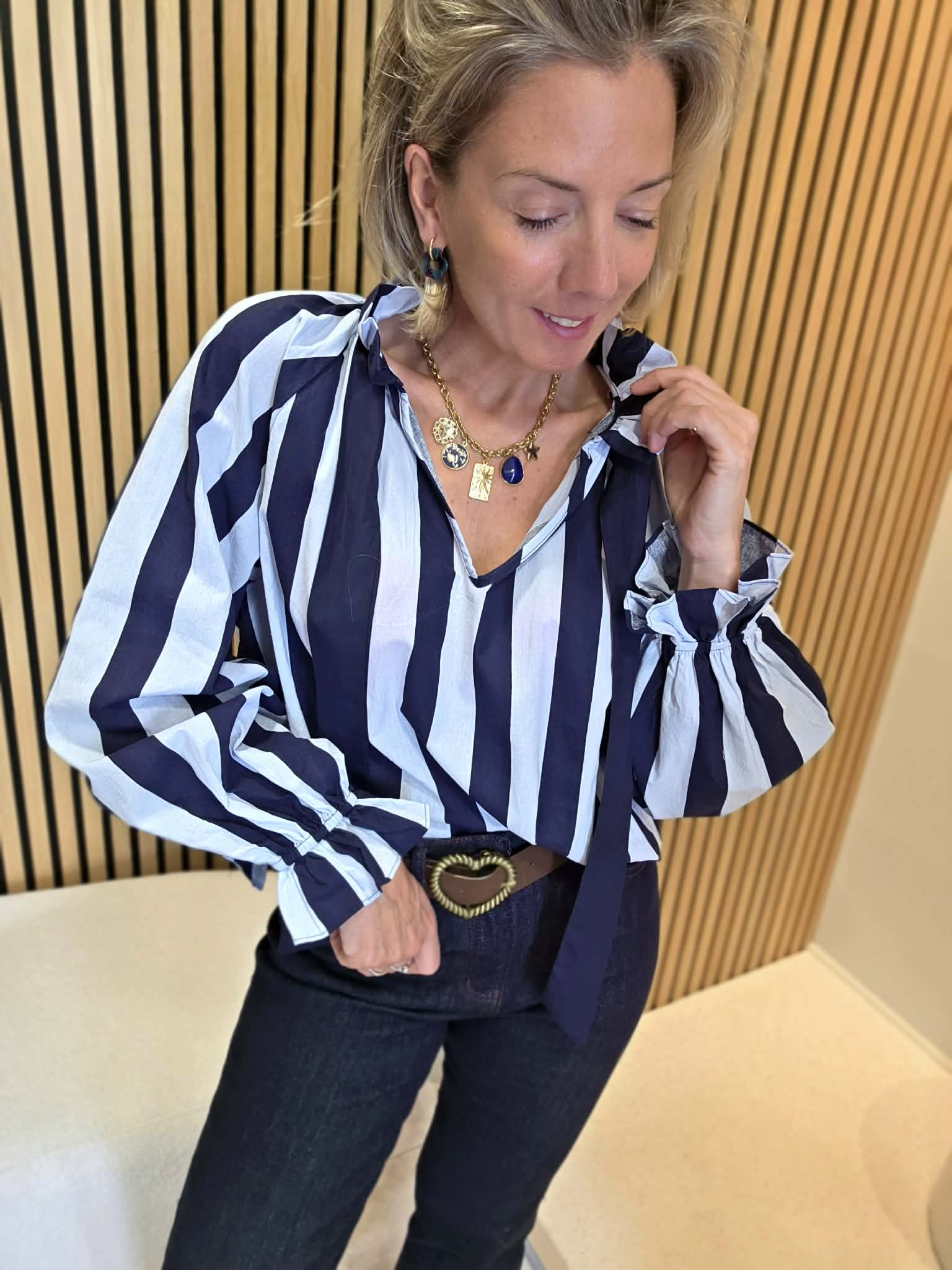 Blouse Hélyne - Bleu