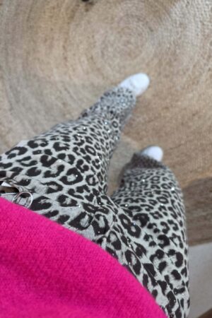 Pantalon Léopard & Strass