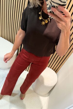 Petit Pull court Karima - Marron