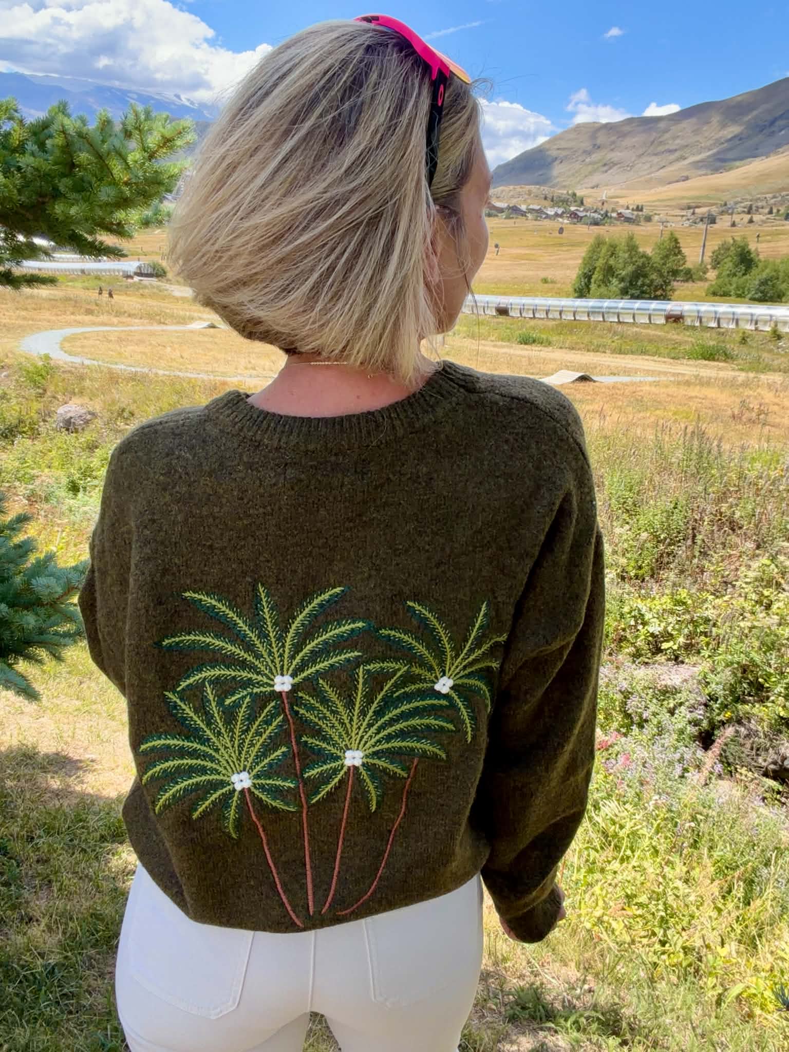Pull Palmiers - Kaki