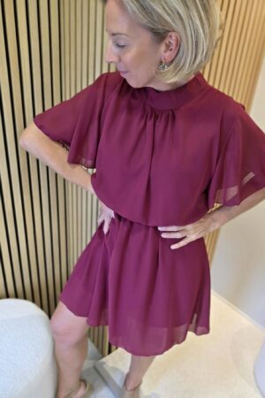 Robe Mousseline - Bordeaux