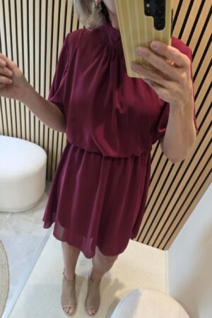 Robe Mousseline - Bordeaux