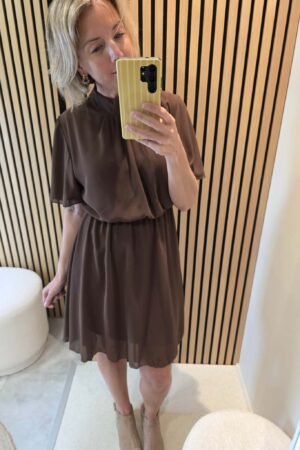 Robe Mousseline - Marron
