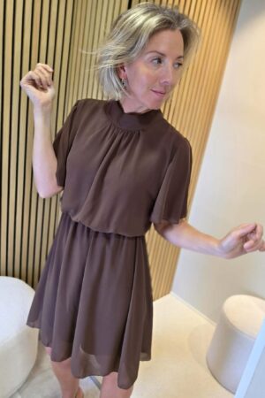 Robe Mousseline - Marron