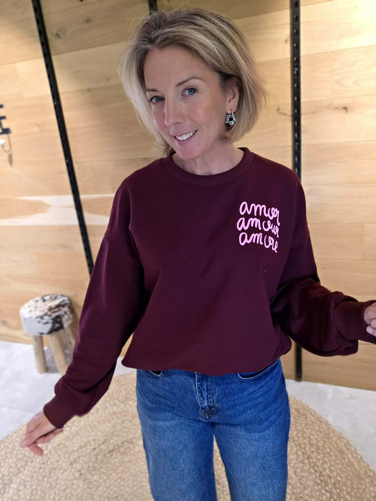 Sweat Amor - Bordeaux