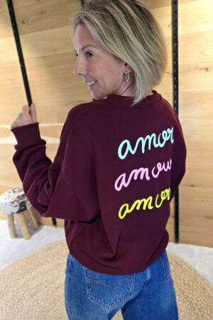 Sweat Amor - Bordeaux