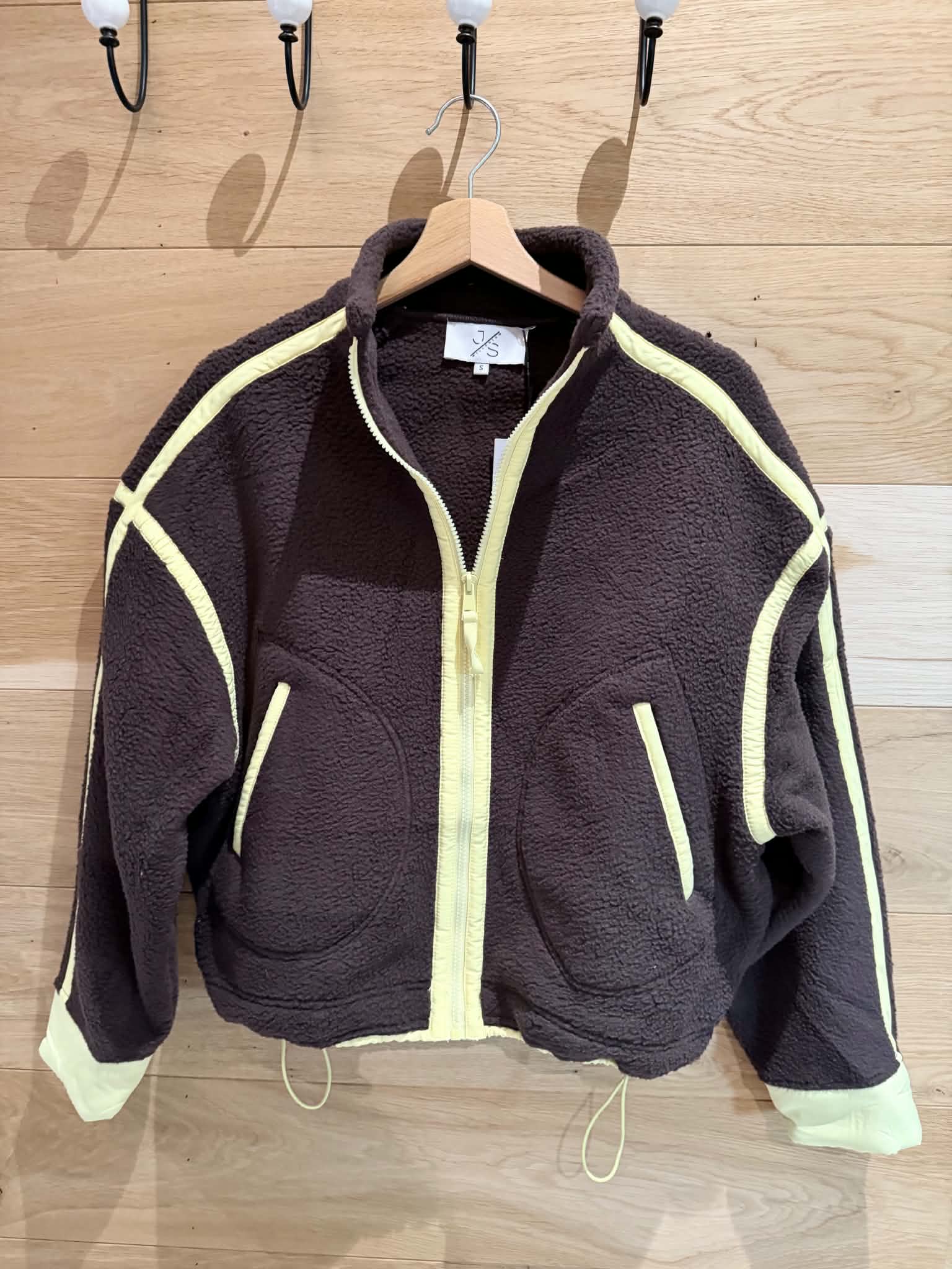 Polaire zippé Ellen - Marron/Jaune – Image 5