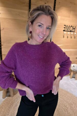 Pull Baby Alpaga - Mauve