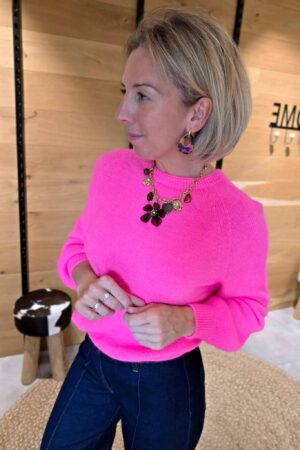 Pull Baby Alpaga - Rose