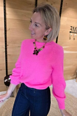 Pull Baby Alpaga - Rose